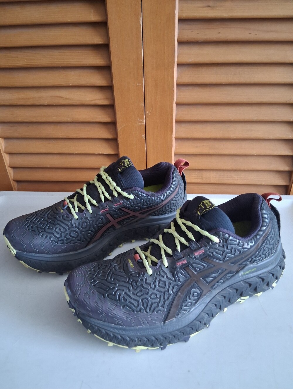 BrainDead X Asics Trabuco Max Black Cinnabar Women's Running Shoe * Size: 6.5 - Picture 2 of 8